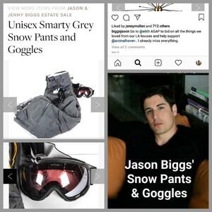 Jason Biggs 686 Smarty Snow Pants and Goggles